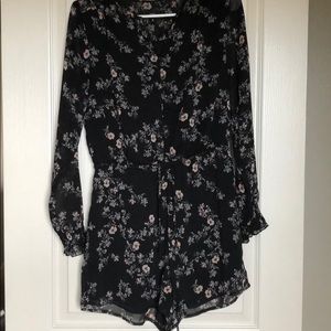Long sleeve romper
